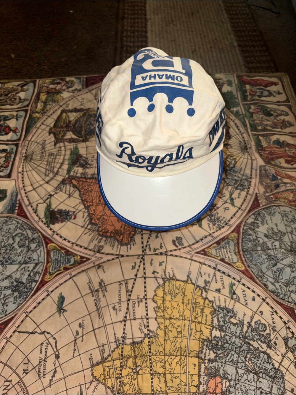 Royals Vintage White and Blue Baseball Cap